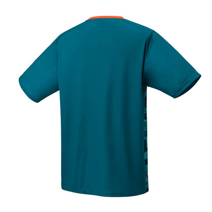 YONEX YM0034 Men's Crew Neck Shirt,CLUB TEAM, Blue Green