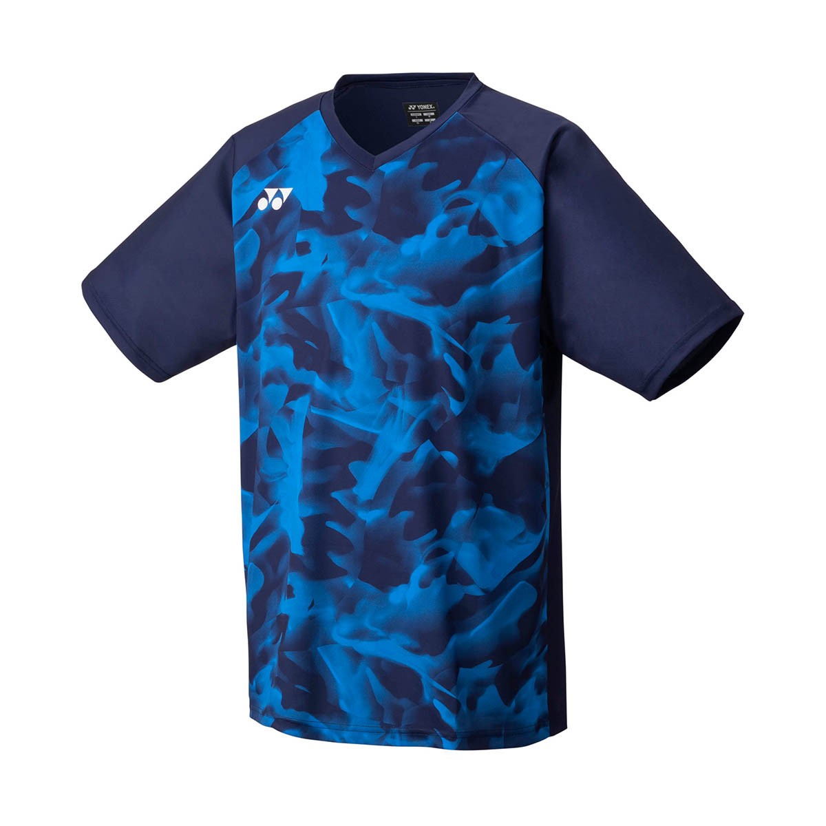 YONEX YM0033 Men's Crew Neck Shirt, CLUB TEAM, Navy Blue