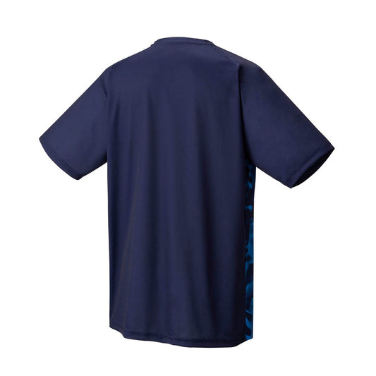 YONEX YM0033 Men's Crew Neck Shirt, CLUB TEAM, Navy Blue