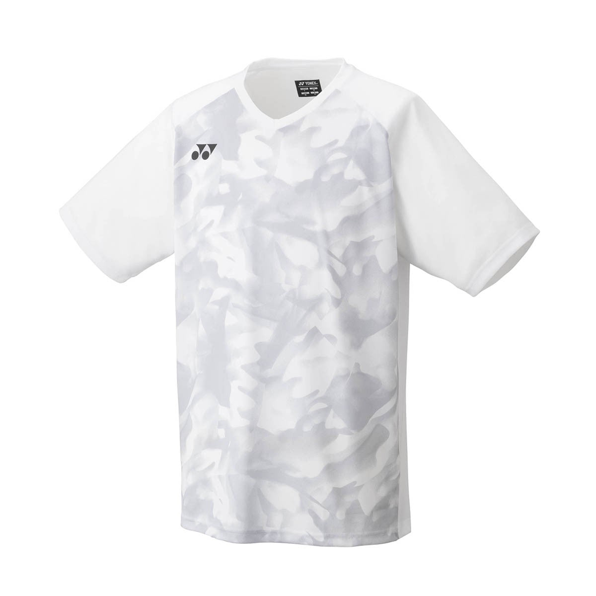 YONEX YM0033 Men's Crew Neck Shirt, CLUB TEAM, White