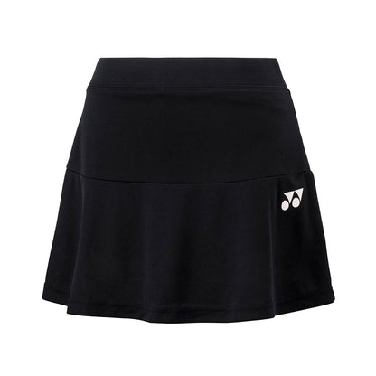 YONEX YW0036 Women's Skirt with inner Shorts, CLUB, Black