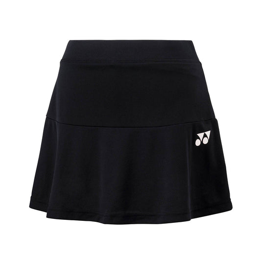 YONEX YW0036 Women's Skirt with inner Shorts, CLUB, Black