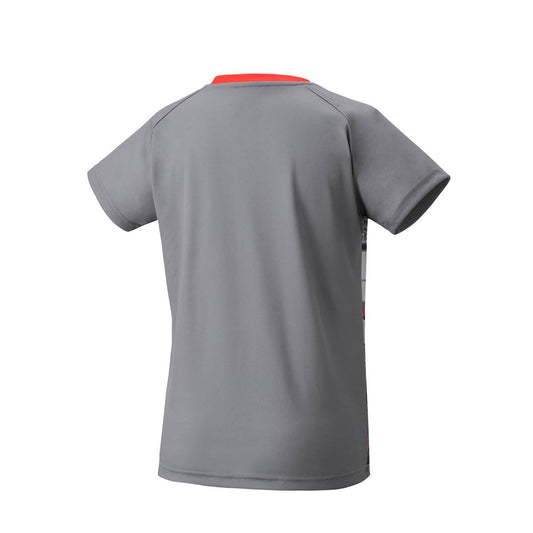 YONEX YW0034 Women's Crew Neck Shirt, CLUB TEAM , Gray