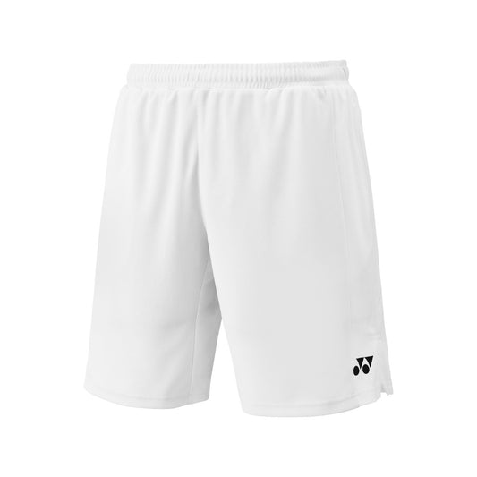YONEX YM0051 Men's Shorts, Club Team, Cool White