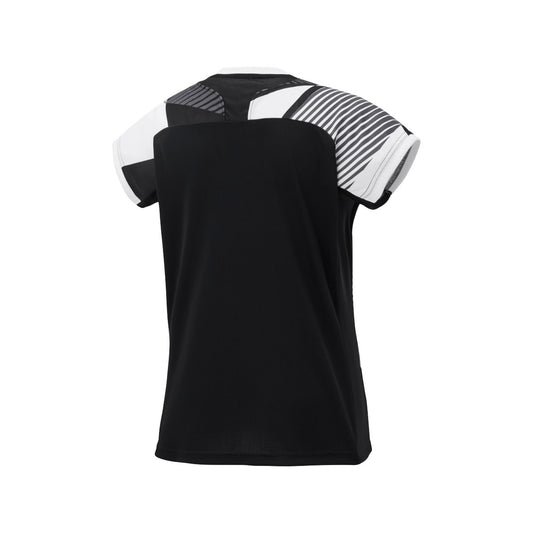 YONEX 20850 Women's Crew Neck Shirt, Bad.Tournament, Black