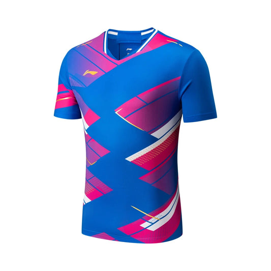Li-Ning Herren Sportshirt International Players Arena- blau - AAYU227-3""