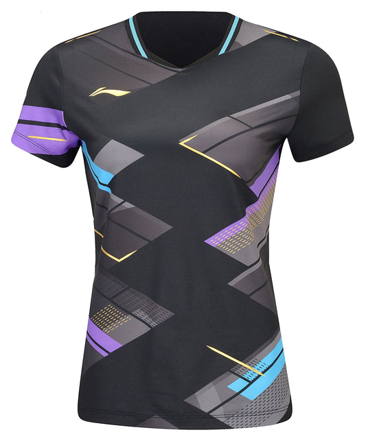 Li-Ning Damen Sportshirt International Players Arena - schwarz - AAYU228-1""