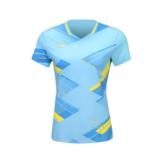Li-Ning Damen Sportshirt International Players Arena- hellblau - AAYU228-6""