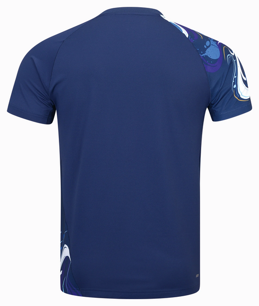 Li-Ning Unisex Sportshirt Fan Edition China Youth Team Koi - blau - AAYU231-4