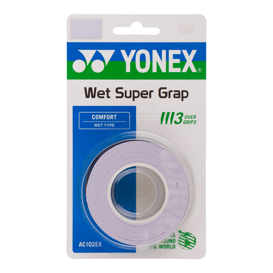 YONEX SUPER GRAP AC 102-3, palec lila, 3er Packung