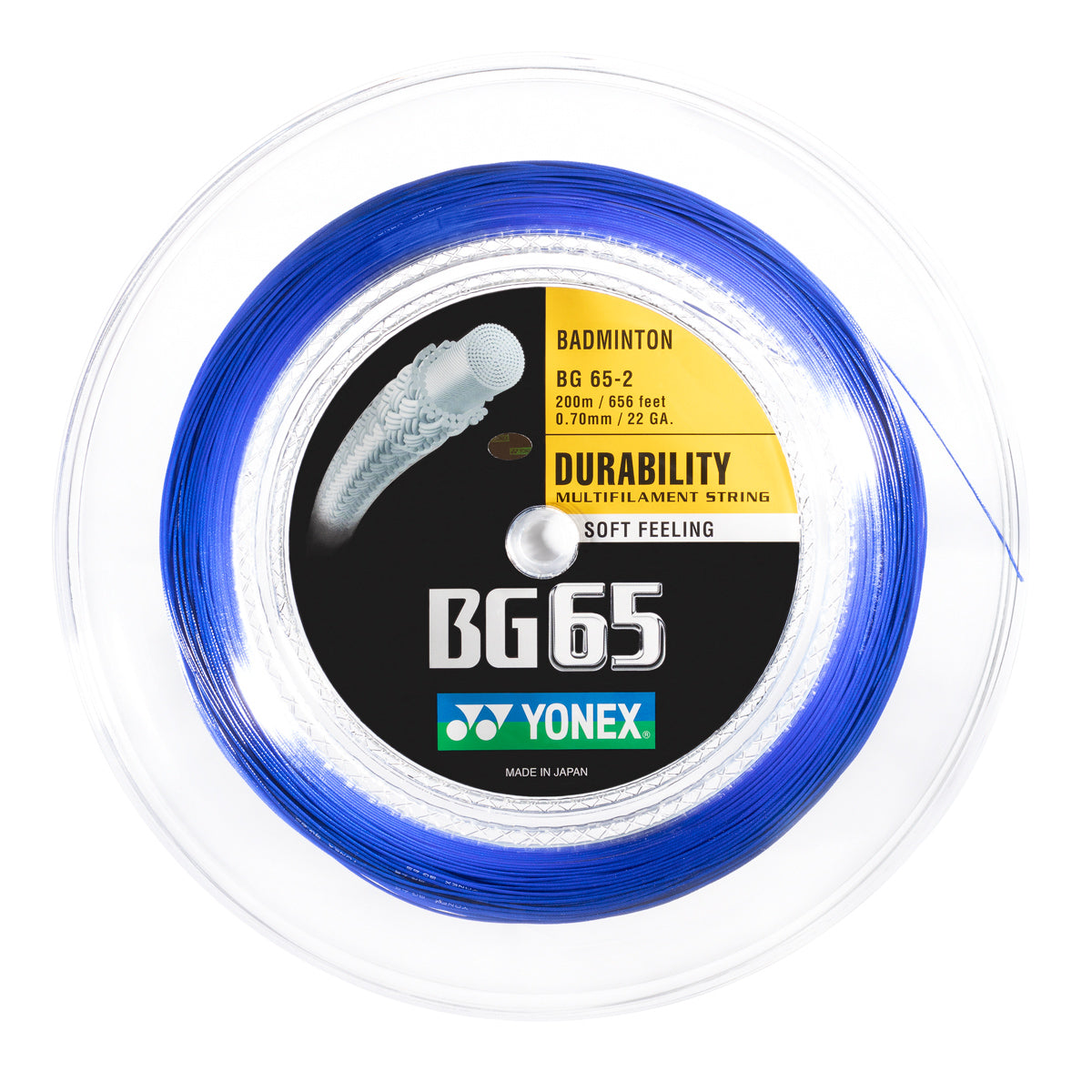 YONEX BG-65, 200m Rolle