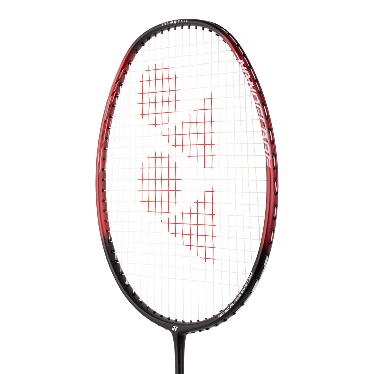 YONEX Nanoflare 001 Ability, black/red, 5U G4, Werksbesaitung