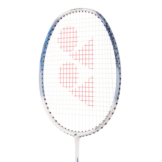 YONEX Nanoflare 001 Clear, white/sax, 5U G4, Werksbesaitung