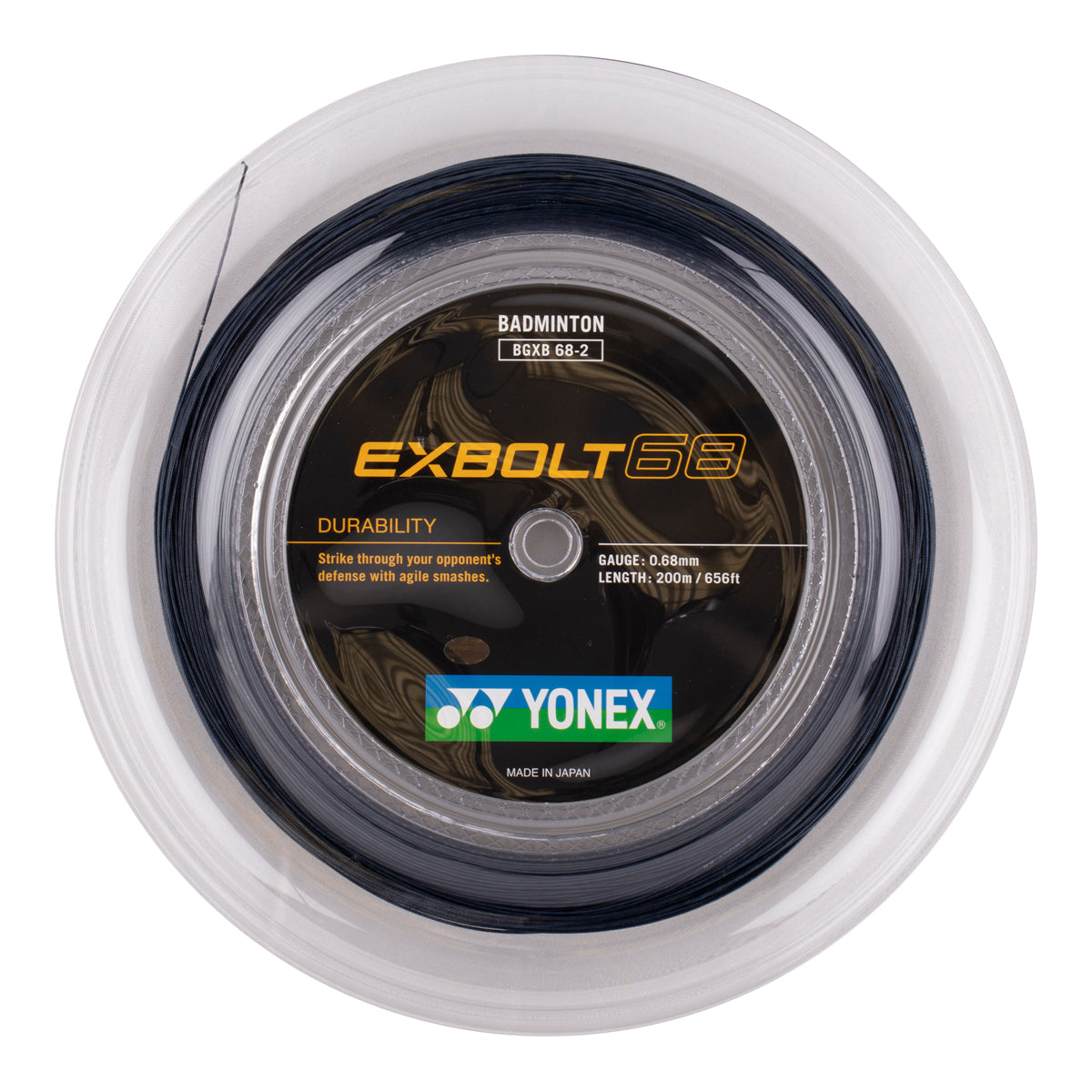 YONEX EXBOLT 68, 200m Rolle