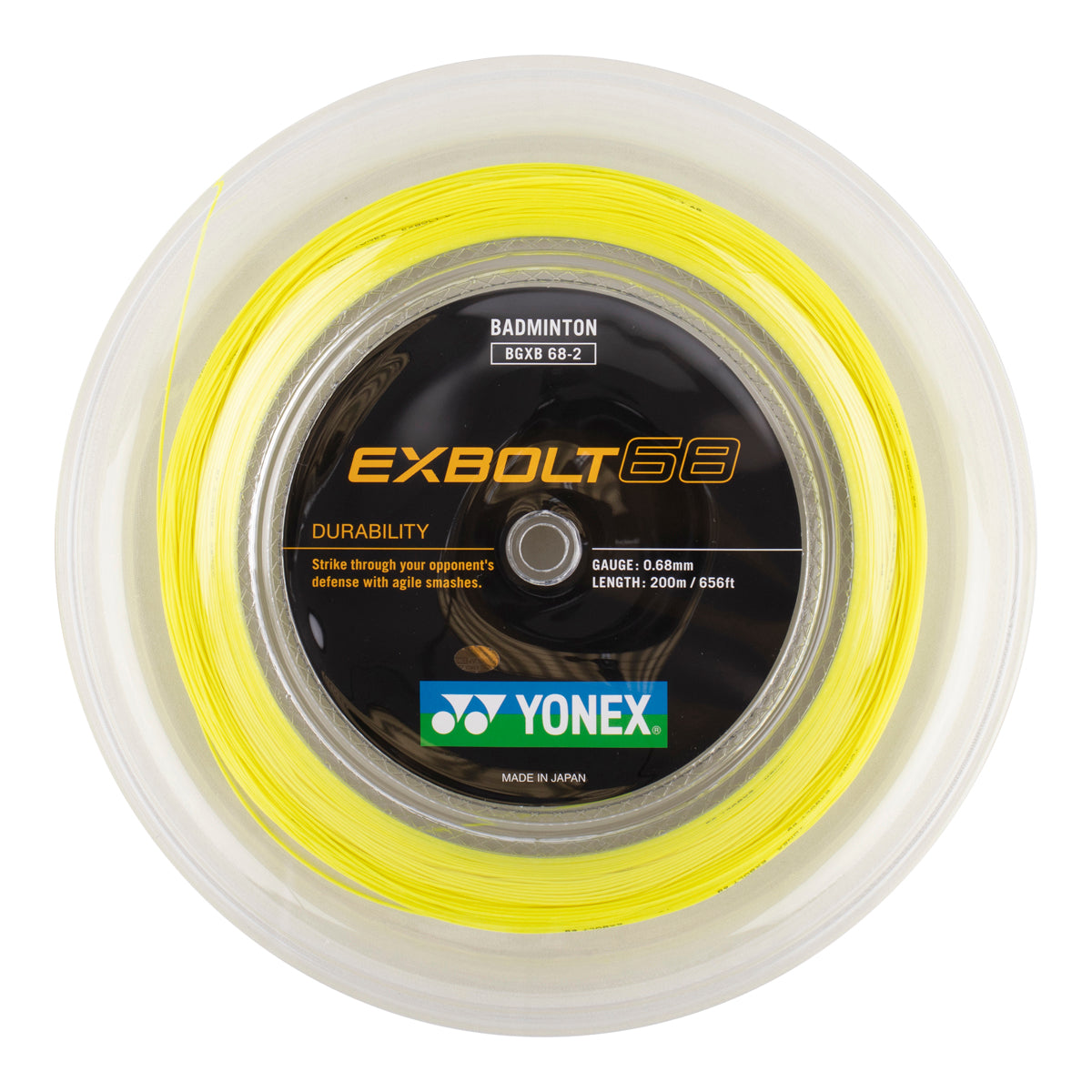 YONEX EXBOLT 68, 200m Rolle