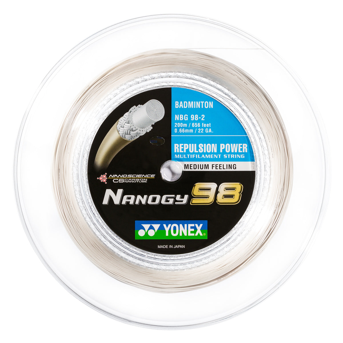 YONEX Nanogy 98, 200m Rolle
