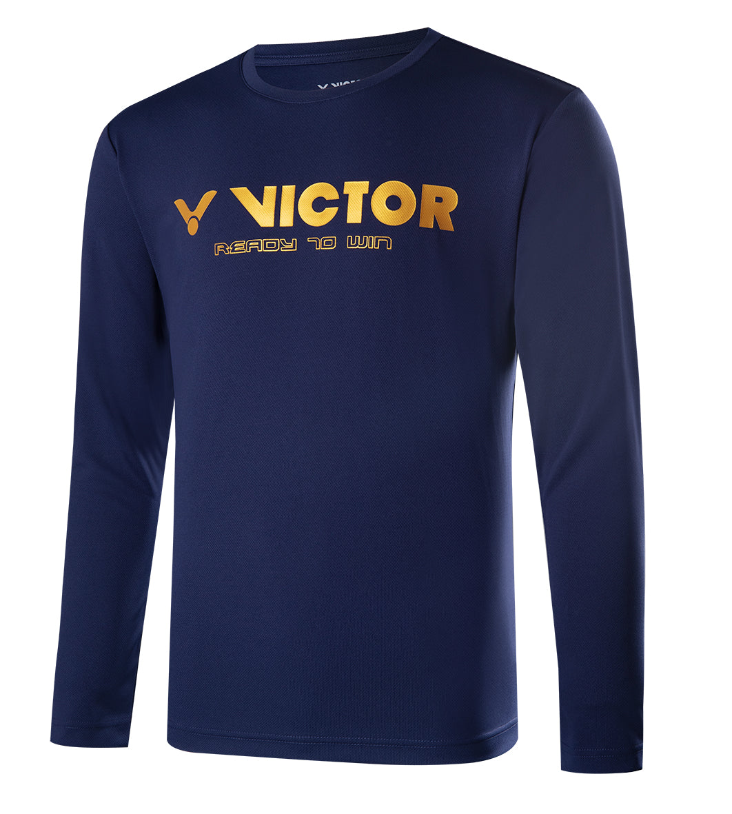 VICTOR Longsleeve T-35100 B unisex, blau