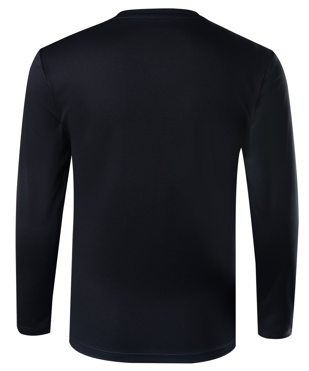 VICTOR Longsleeve T-35100 C unisex, schwarz