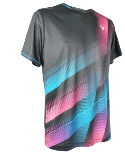 VICTOR T-Shirt T-53104 C, schwarz