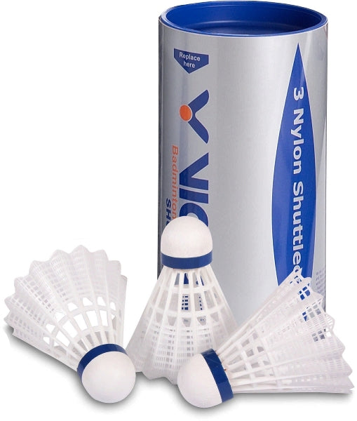 VICTOR NYLON SHUTTLE 1000 3er Rolle, blau/weiß