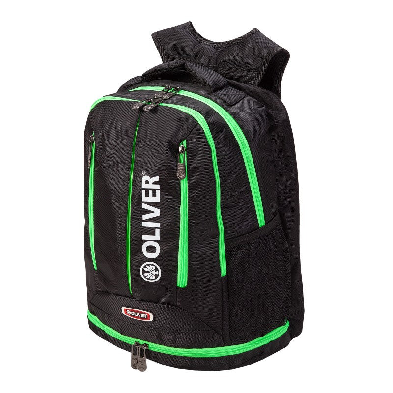 OLIVER Rucksack TS 65045, schwarz-grün