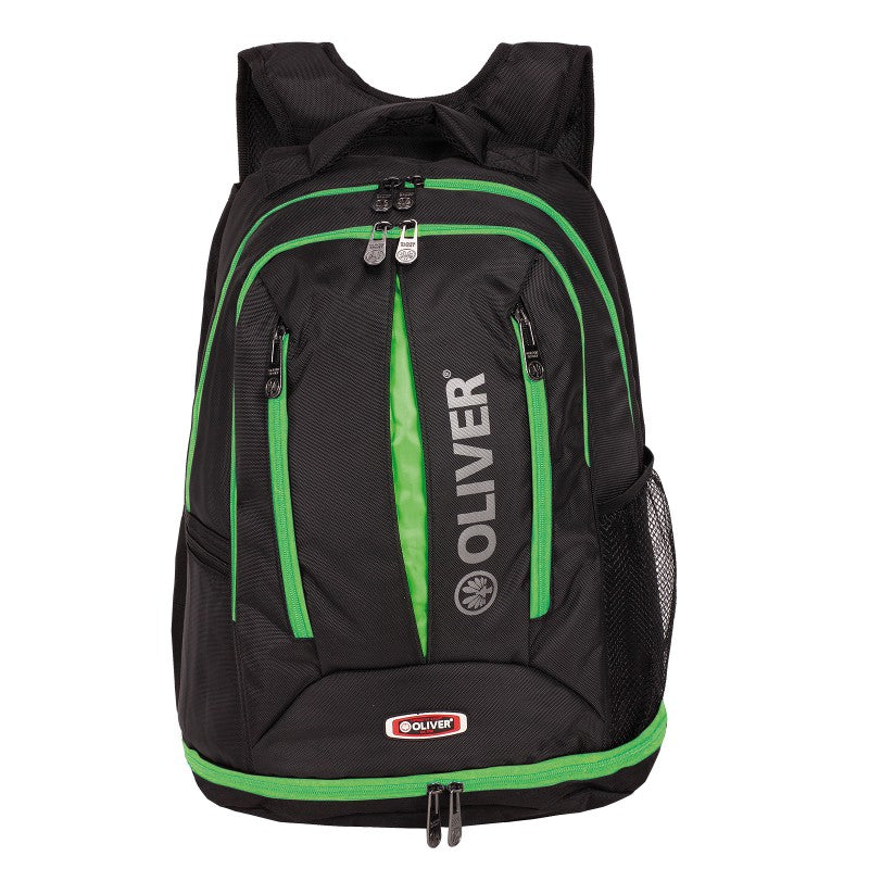 OLIVER Rucksack TS 65045, schwarz-grün