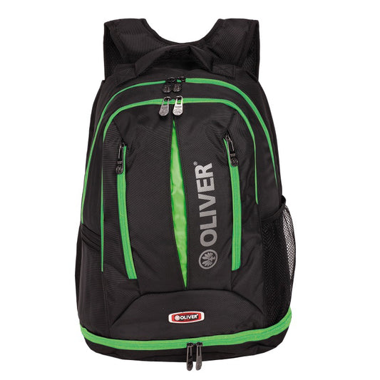 OLIVER Rucksack TS 65045, schwarz-grün