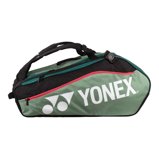 YONEX Club Line Racket Bag, 1224, 12pcs, moss green/black